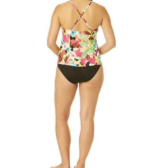 NWT Anne Cole Women's Easy Tri Tankini Top Multicolor Sizes XS-18W $80 LLL250 - Picture 5 of 7
